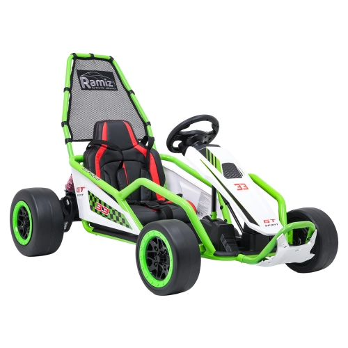 u Gokart na akumulator dla dzieci TORNADO z Funkcją Driftu Zielony DM-108